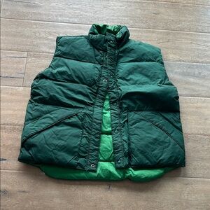 Men's Vintage Down Green Vest